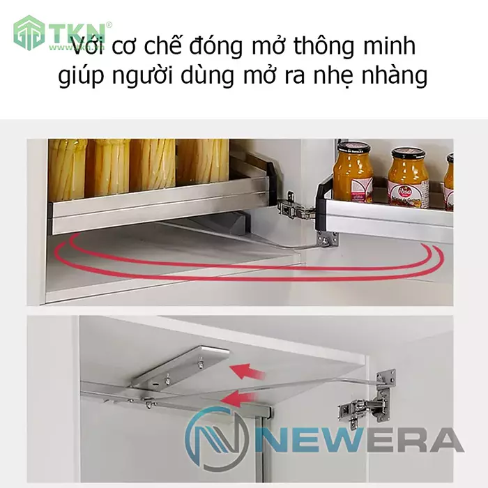 Có cơ chế cánh tủ thông minh.