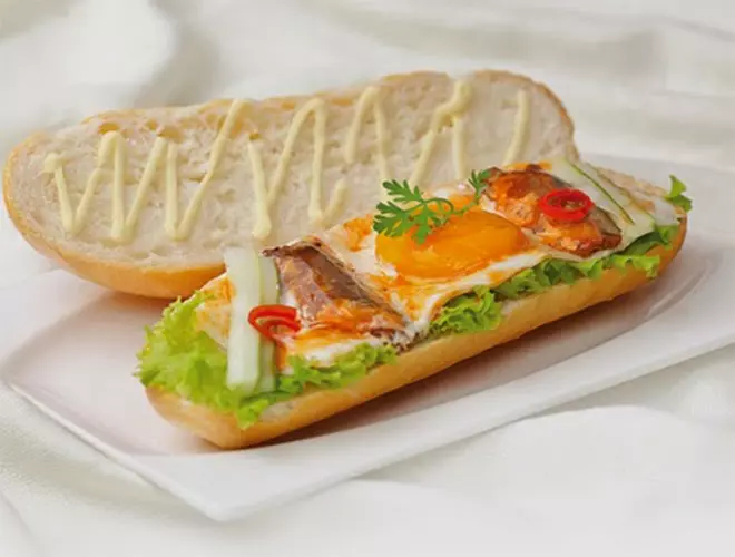 Các bước chế biến bánh mì trứng