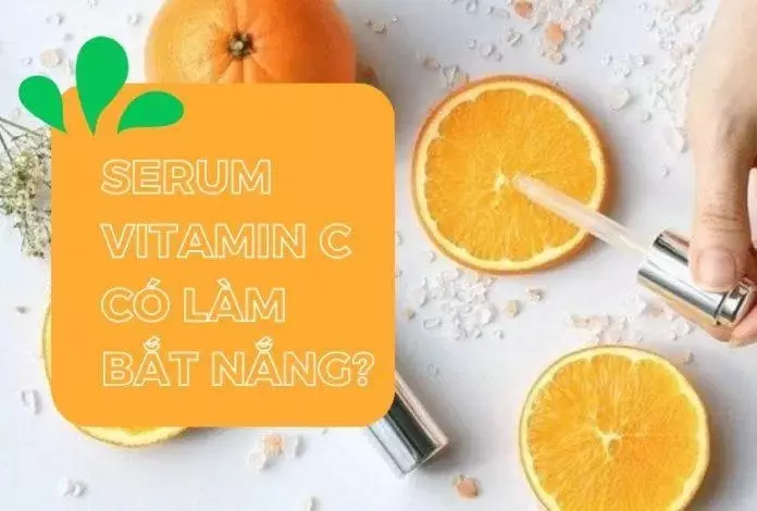 Sản phẩm serum vitamin C dễ bị oxy hóa