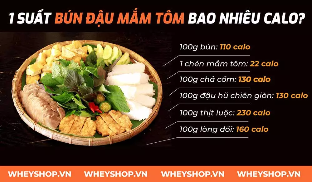 Ăn bún đậu mắm tôm có béo không?