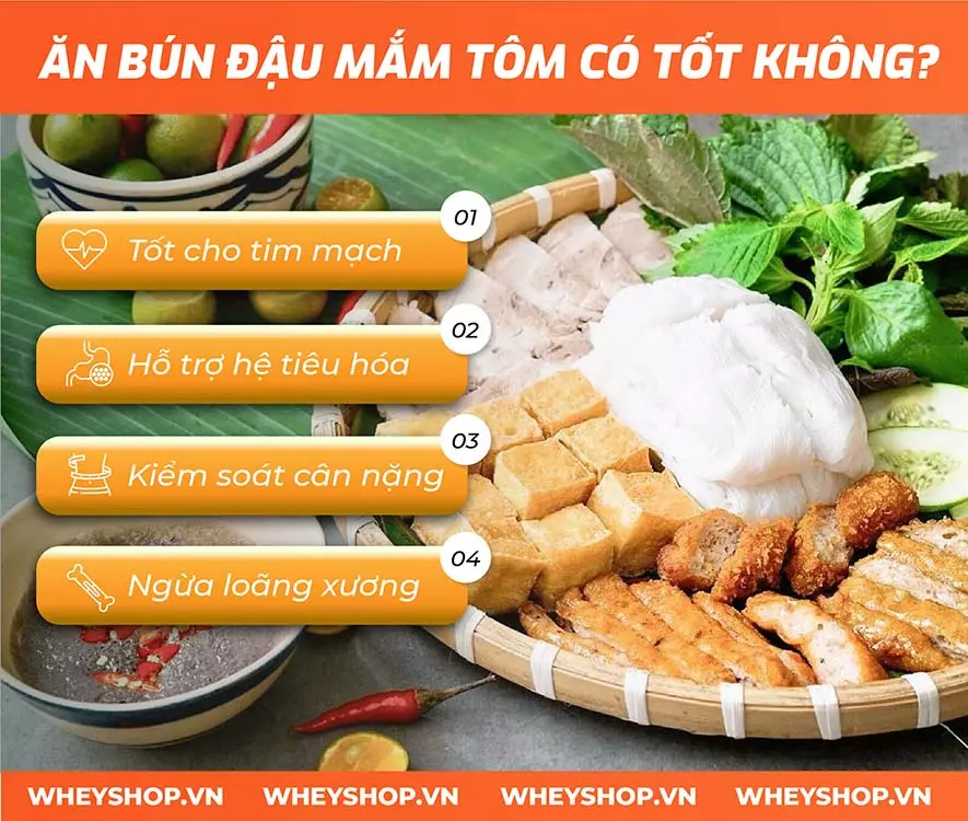 Ăn bún đậu mắm tôm có béo không?