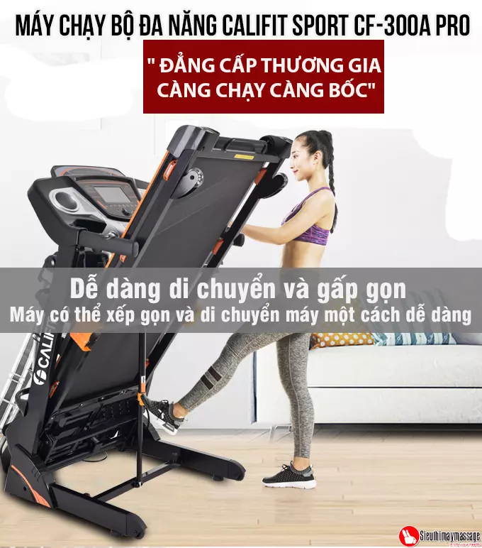 Máy chạy bộ đa năng CALIFIT SPORT CF-300A PRO