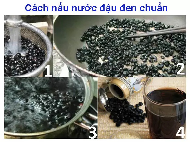 Cách nấu nước đậu đen