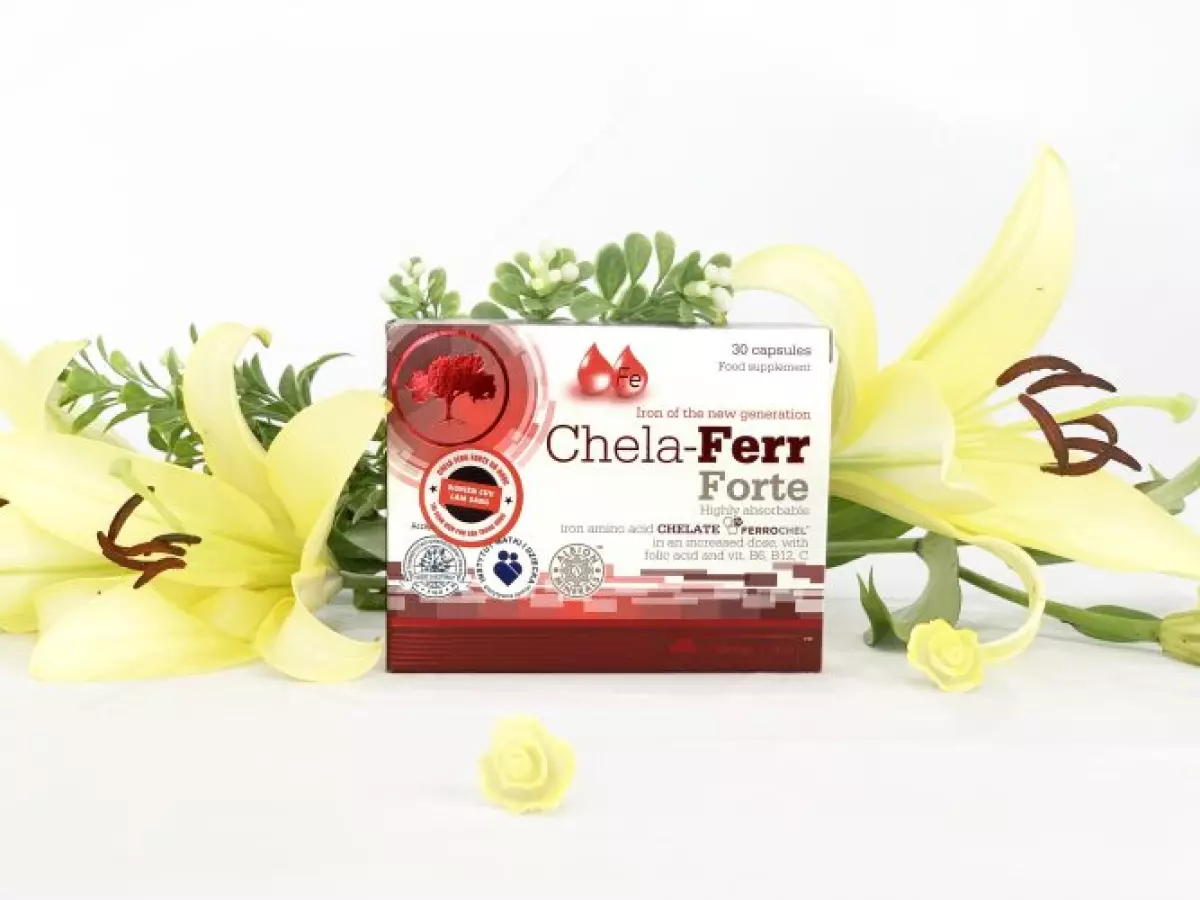 Viên sắt tốt dành cho bà bầu - Chela Ferr Forte