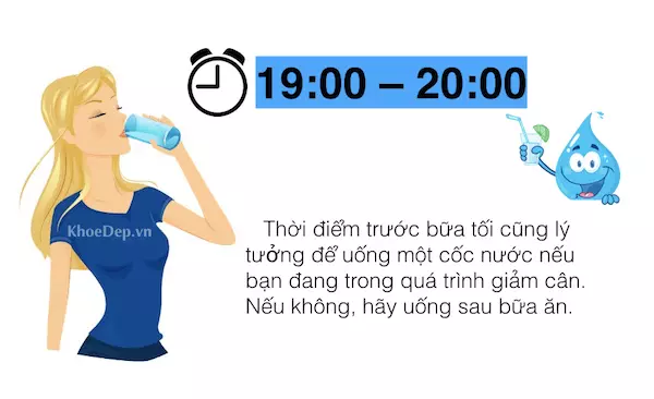 8 Thời điểm uống nước tốt nhất cho sức khoẻ