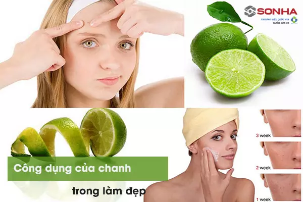 Công dụng của chanh trong làm đẹp