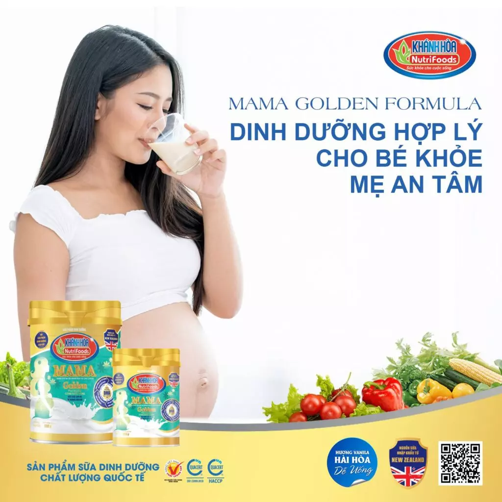 Mama Golden Formula - Dinh dưỡng hợp lý cho bé khỏe mẹ an tâm