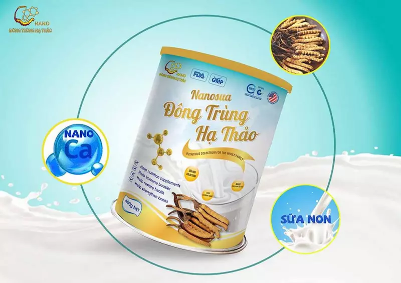 Sữa non đông trùng hạ thảo