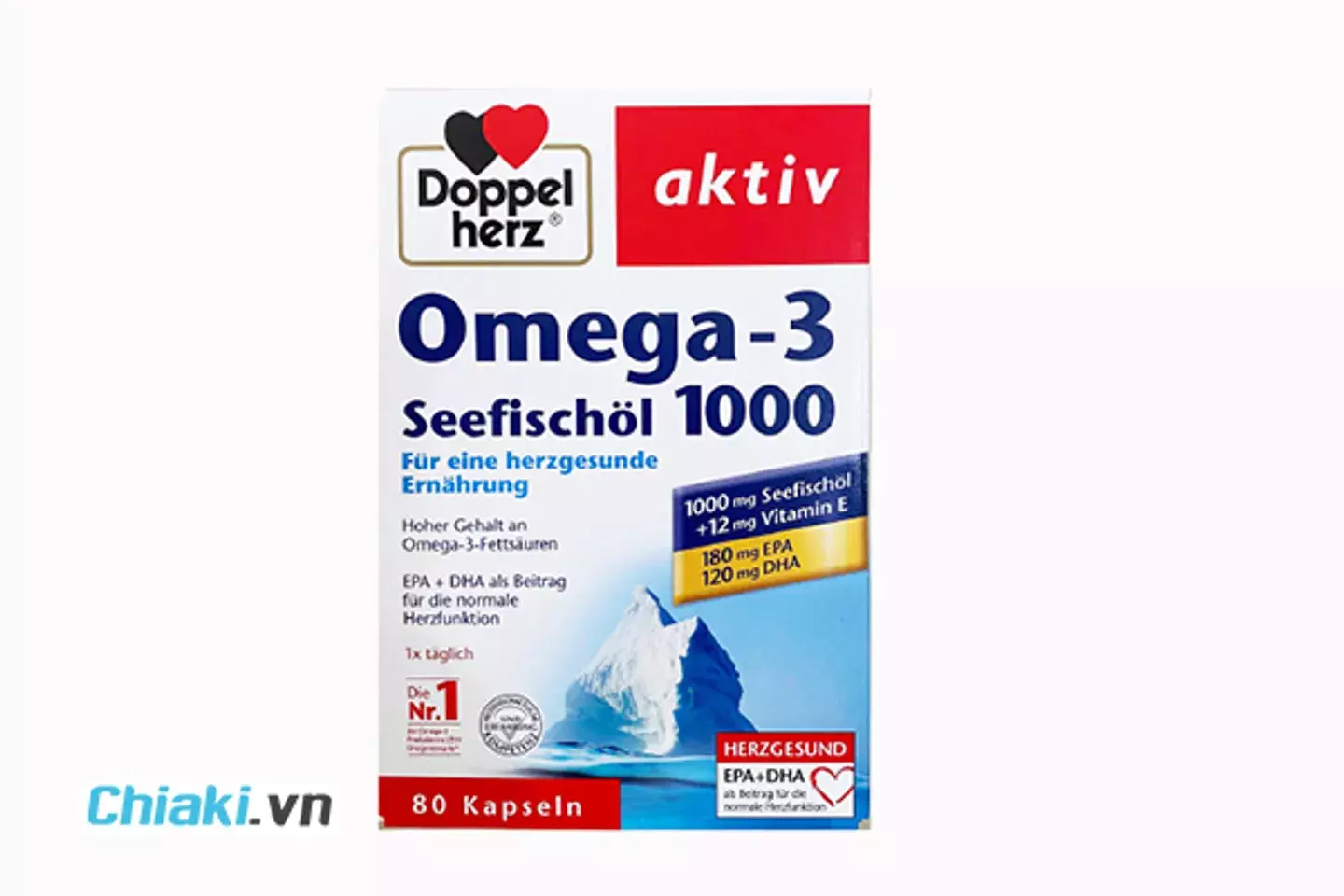 Dầu cá Tetesept Omega-3 Lachsol 1000 mg