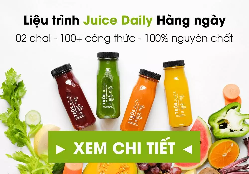 Liệu trình nước ép chăm sóc làn da