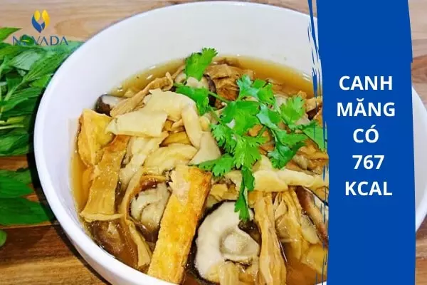 Canh măng có 767 kcal