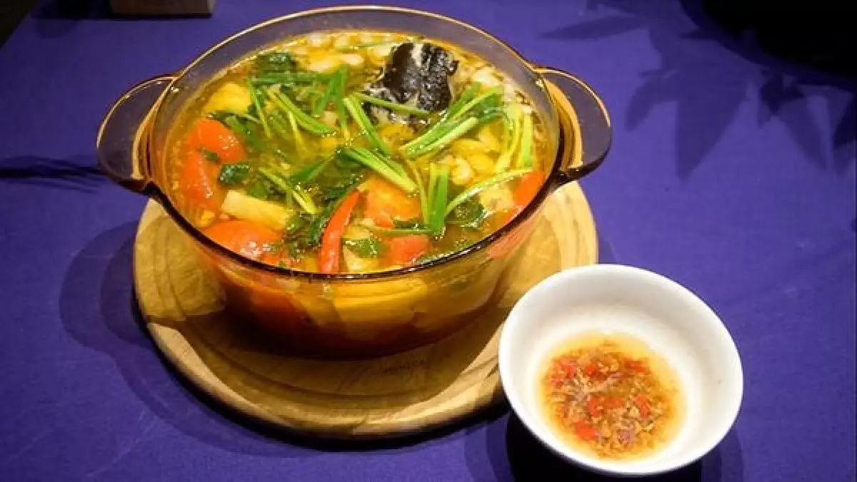 cá lăng nấu canh chua