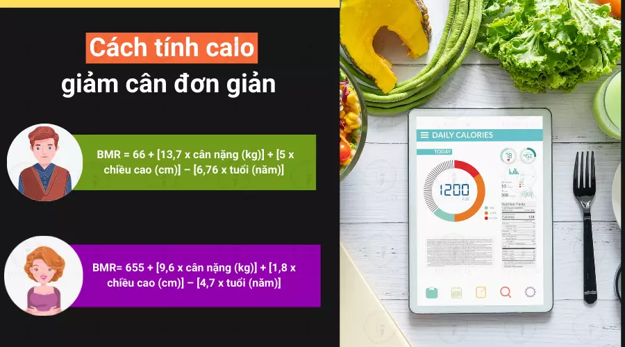 Cách tính calo giảm cân đơn giản và dễ hiểu