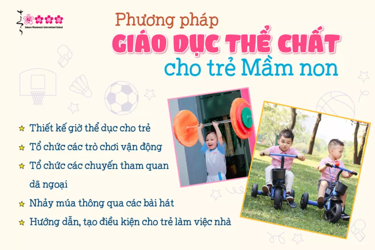 Hoạt động giáo dục thể chất giúp trẻ phát triển thể lực