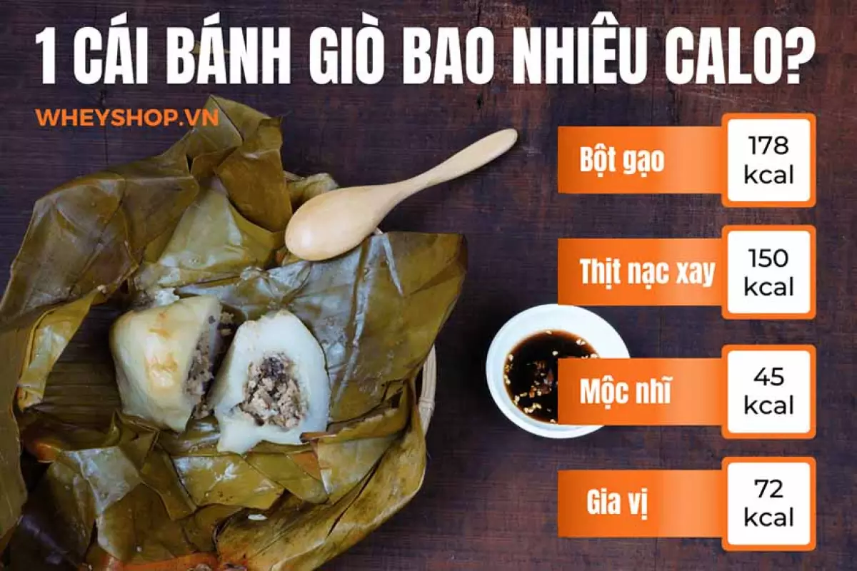 Nếu bạn đang băn khoăn 1 cái bánh giò bao nhiêu calo và ăn bánh giò có béo không thì hãy cùng WheyShop tham khảo chi tiết bài viết ngay sau...