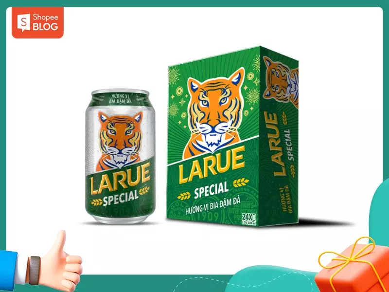 Bia Tiger (Nguồn: Shopee Blog)