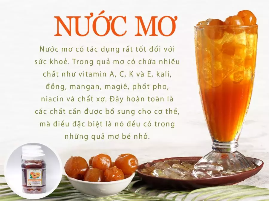 Nước mơ giải nhiệt