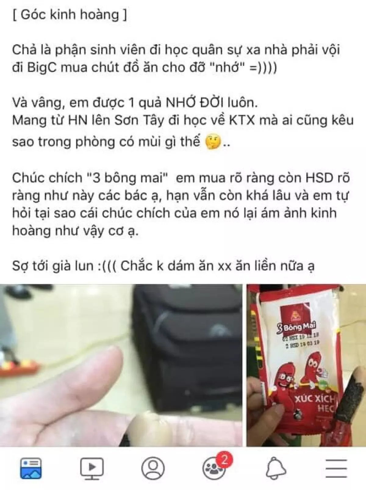 Thực hư xúc xích Vissan có giòi?