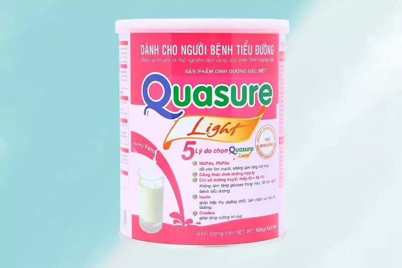 Quasure Light Bibica - Sữa dành cho người tiểu đường