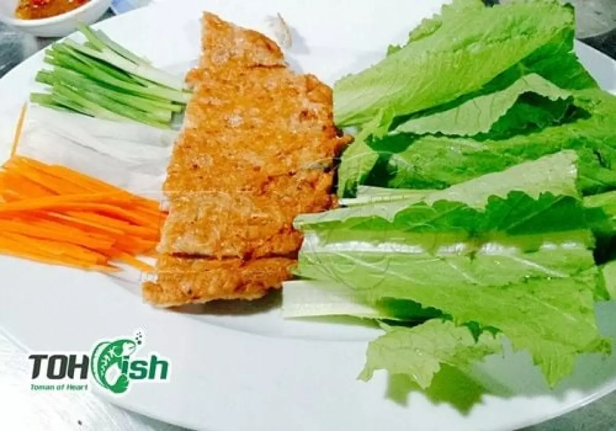 Cải Bẹ Xanh Cuốn Chả Cá