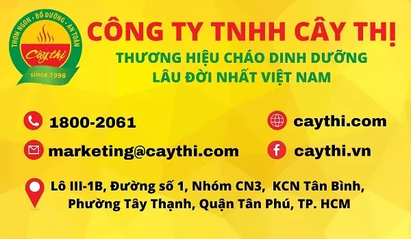 Thương hiệu cháo dinh dưỡng Cây Thị