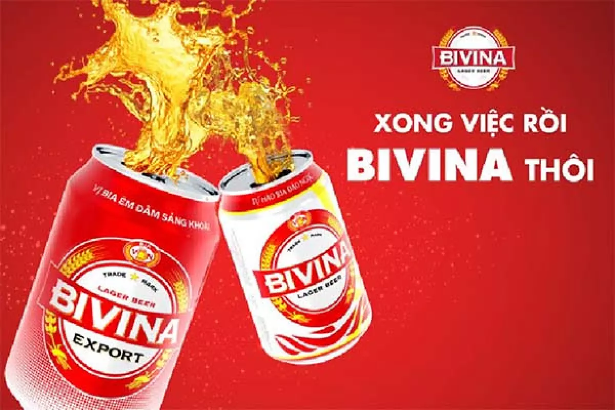 Bivina Export có độ cồn 4.3%, hương vị êm đằm, sảng khoái và dễ uống