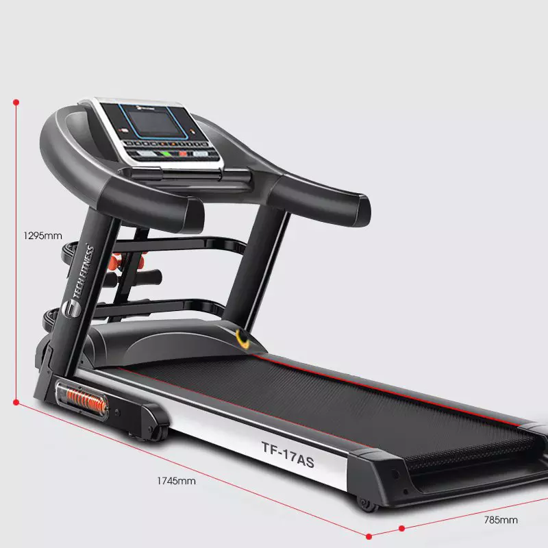 Kích thước của máy chạy bộ Tech Fitness TF-17AS