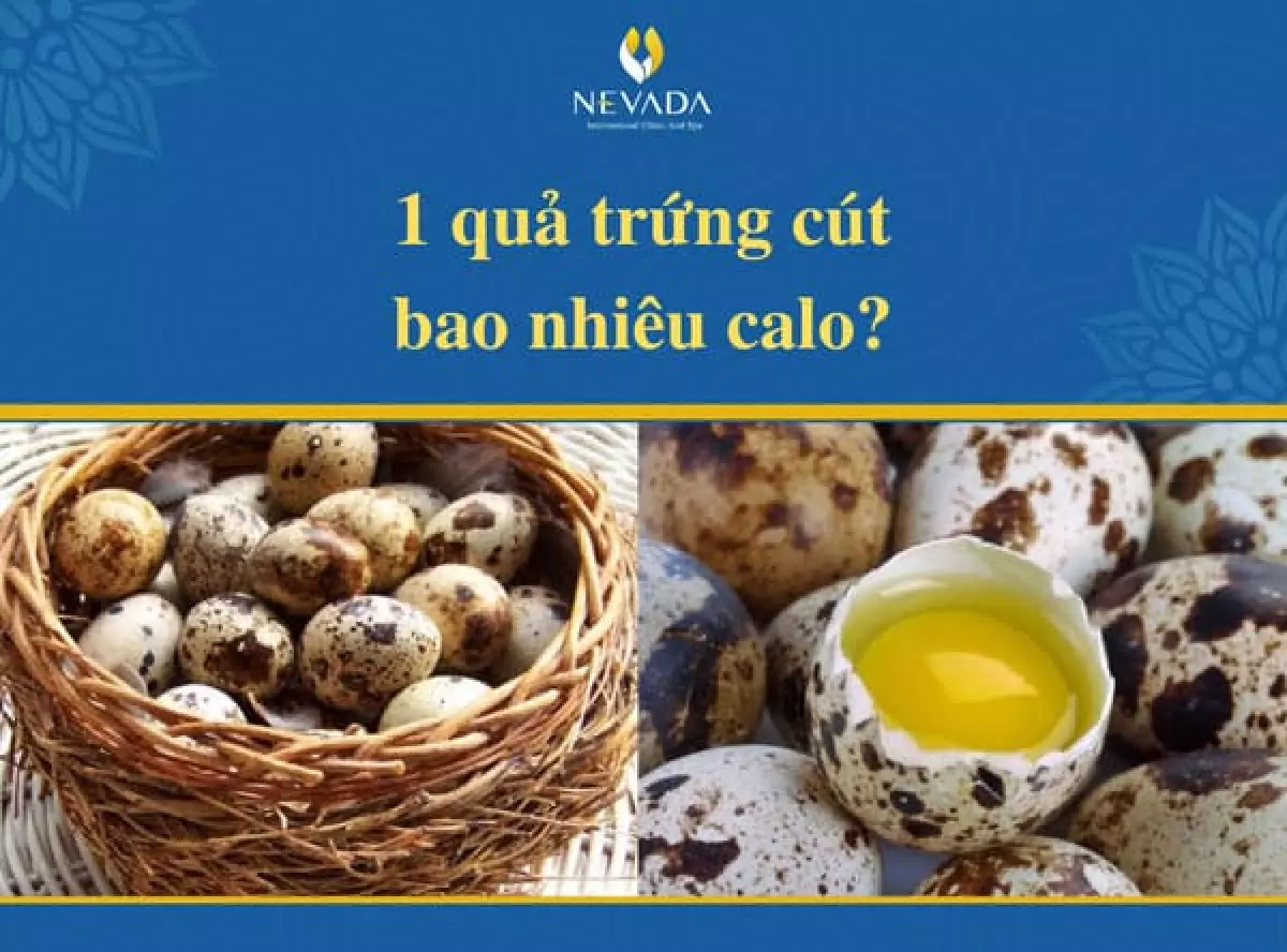 1 quả trứng cút bao nhiêu calo?