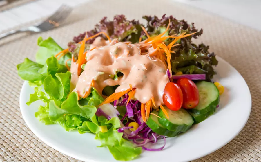 nước trộn salad