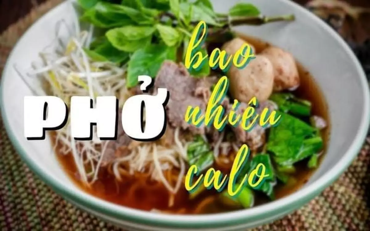 pho bao nhieu calo