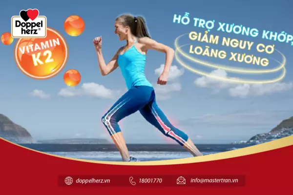 K2 giúp hỗ trợ cải thiện sức khỏe xương và giảm nguy cơ loãng xương