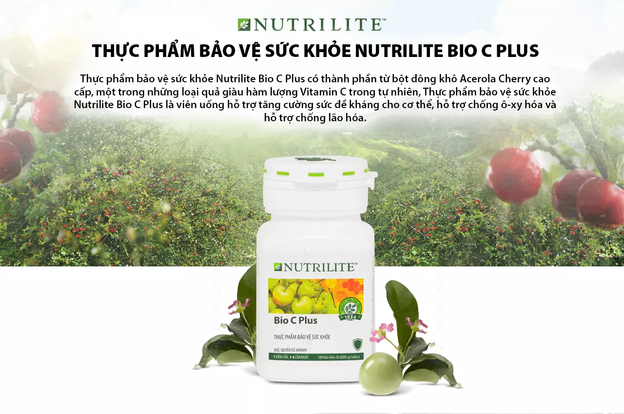 Thực phẩm bảo vệ sức khỏe Nutrilite Bio C Plus Amway