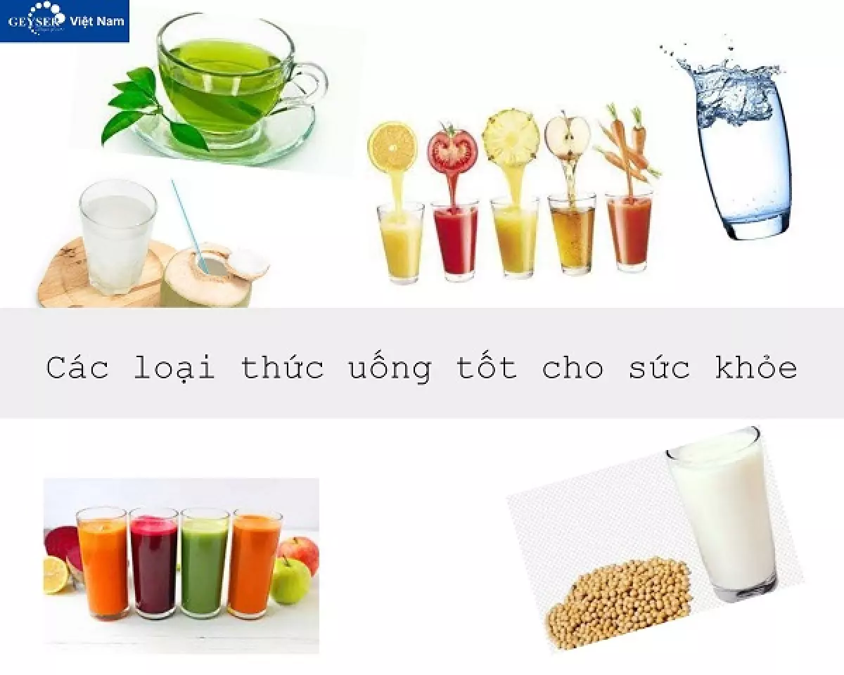 các loại thức uống tốt cho sức khỏe