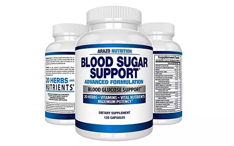 Blood Sugar Support chứa các loại vitamin, khoáng chất, hỗ trợ tăng cường sức khỏe ở người bệnh tiểu đường