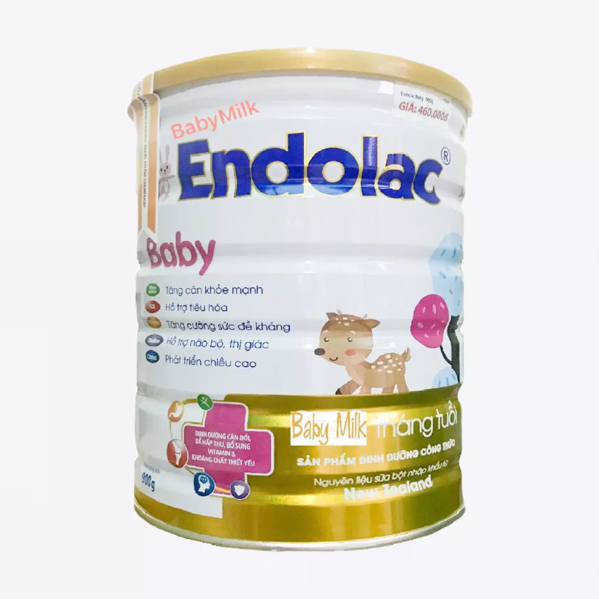 Hộp sữa bột Endolac Baby 900g