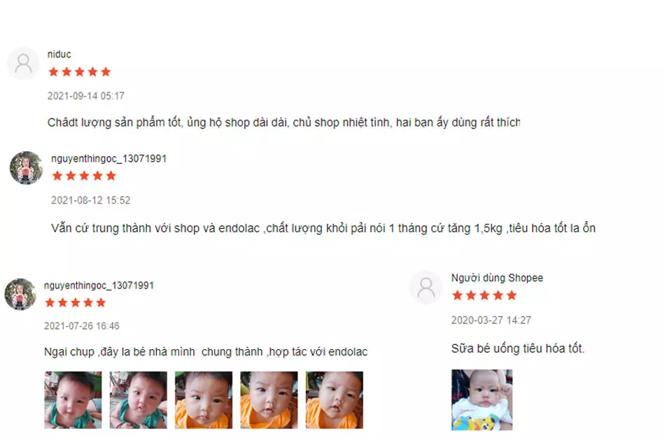 Review từ người tiêu dùng trên trang thương mại điện tử Shopee