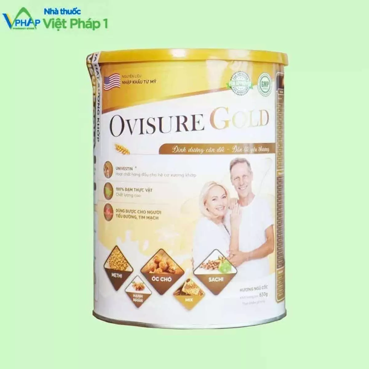 Hộp sữa hạt Ovisure Gold