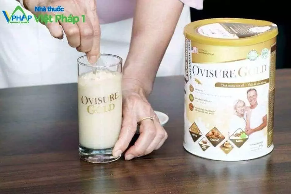 Cách pha sữa Ovisure Gold