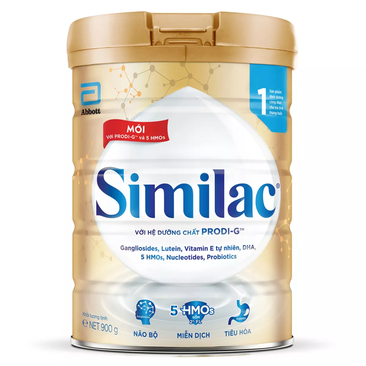 Similac 5G số 1 900g cho bé 0-6 tháng tuổi