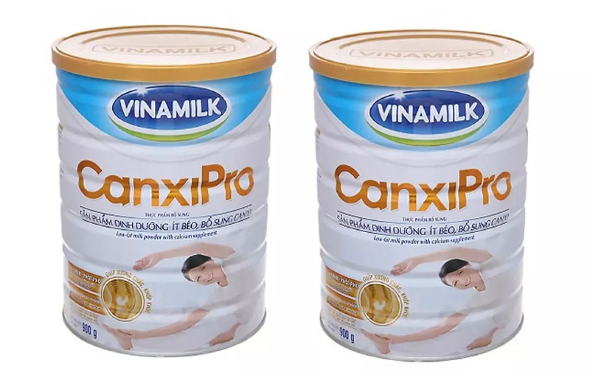 Vinamilk Canxipro là sữa chống loãng xương cho người trung niên, người lớn tuổi được yêu thích