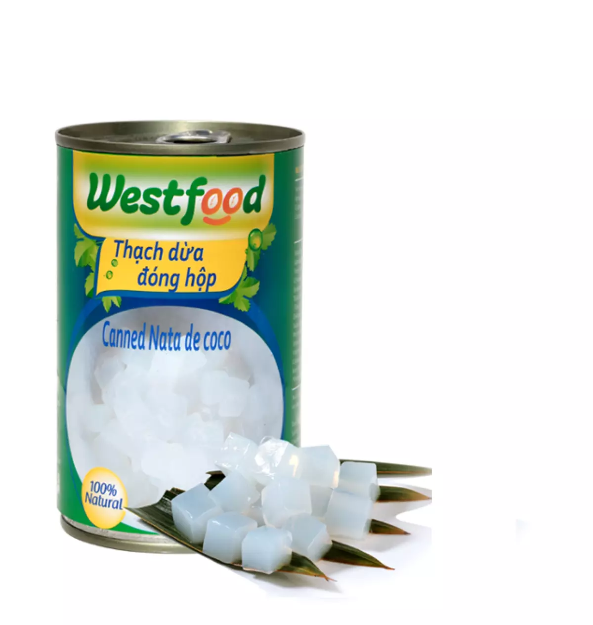 Thạch dừa đóng lon Westfood tươi ngon và đầy đủ giá trị dinh dưỡng