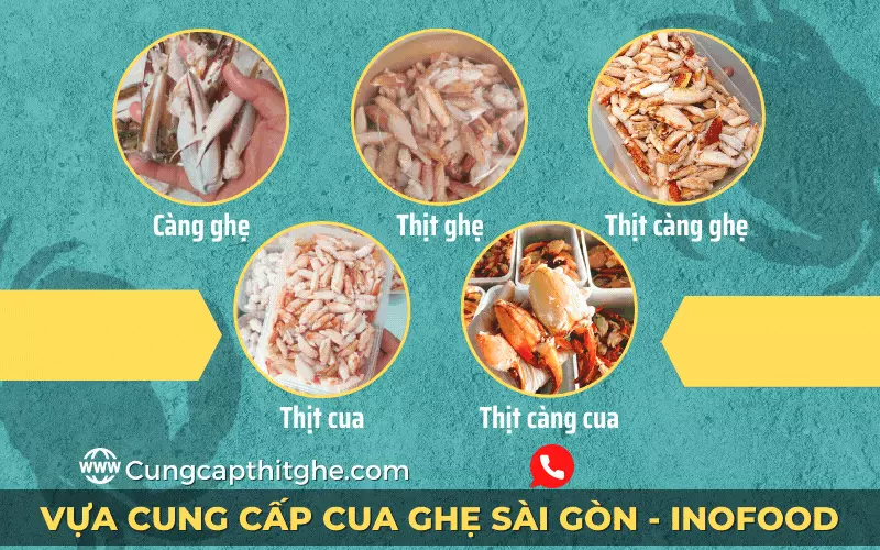 MUA THỊT CUA GHẸ HẢI SẢN LÀM SẠCH GIÁ SỈ TẠI VỰA SÀI GÒN - INOFOOD