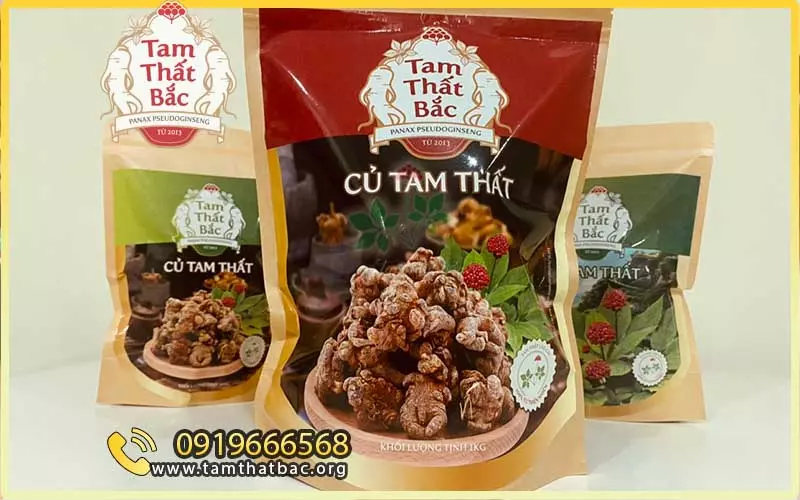 Củ tam thất già loại 24 củ/kg