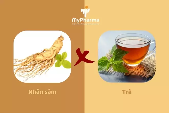 Không được kết hợp nhân sâm với trà