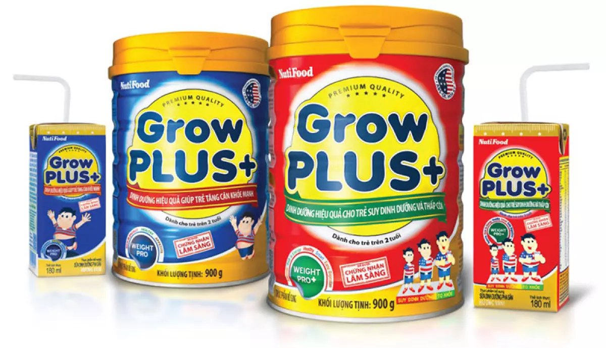 Cập nhật giá bán sữa NutiFood Grow Plus