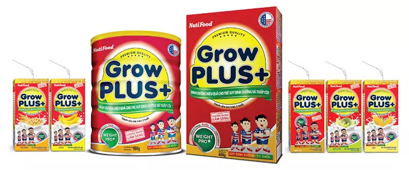 Đánh giá về sữa Grow Plus cho trẻ em