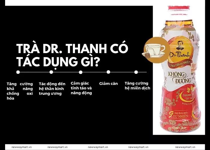 Trà Dr. Thanh được làm từ các thành phần tự nhiên