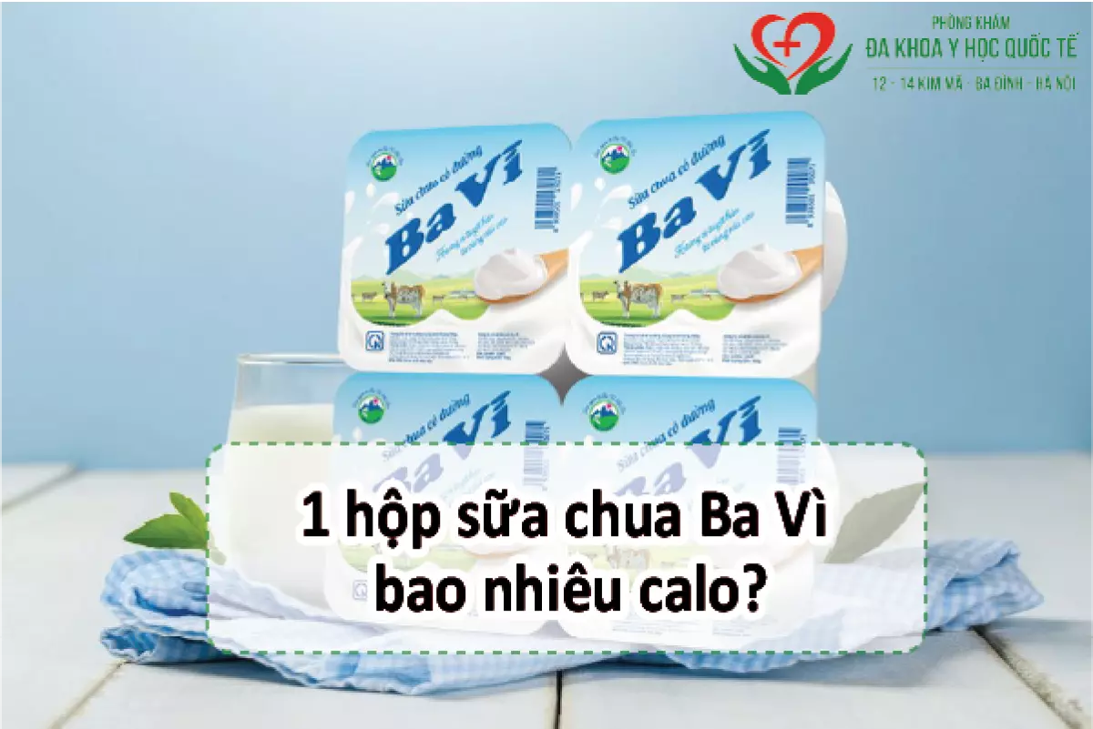 1 hộp sữa chua ba vì có đường bao nhiêu calo