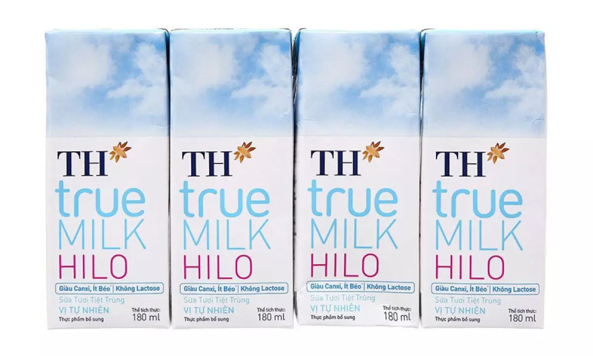 TH True Milk - Sữa tươi tiệt trùng cho bé 2 tuổi