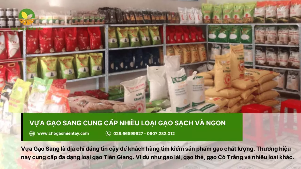 Vựa gạo Hân với quy trình kiểm định gạo chặt chẽ